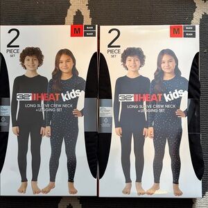 32 Degrees Kids Black Long Sleeve and Legging Set